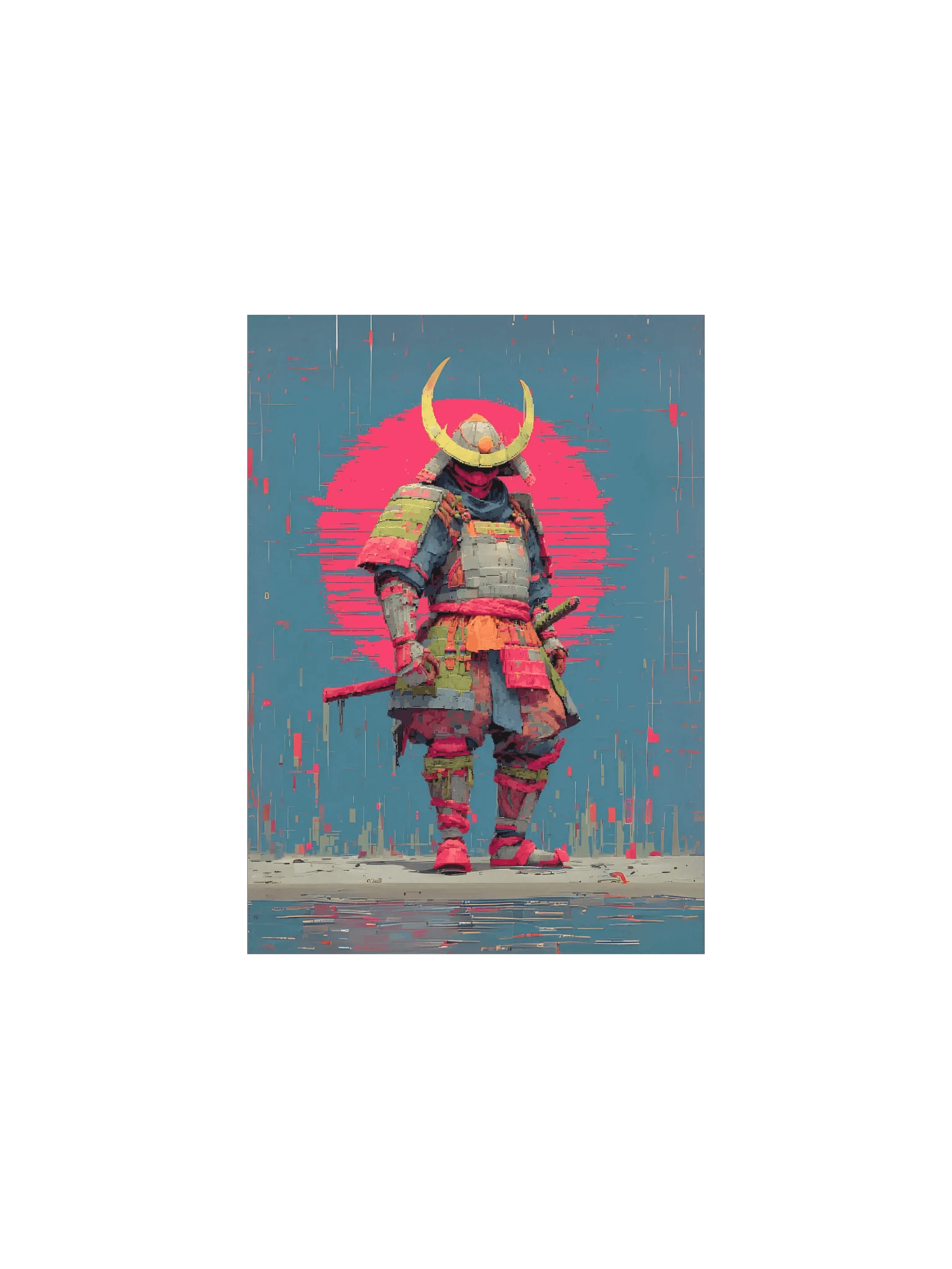 Samurai Sunrise Poster product image (1)