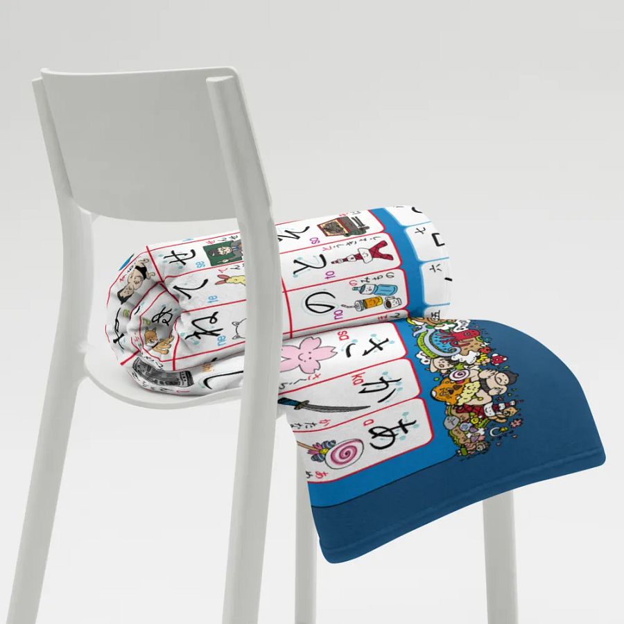 Hiragana Blanket by Japanese Ammo product image (8)