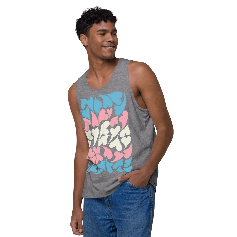 Nestled PRIDE Transgender Tank Top product image (50)