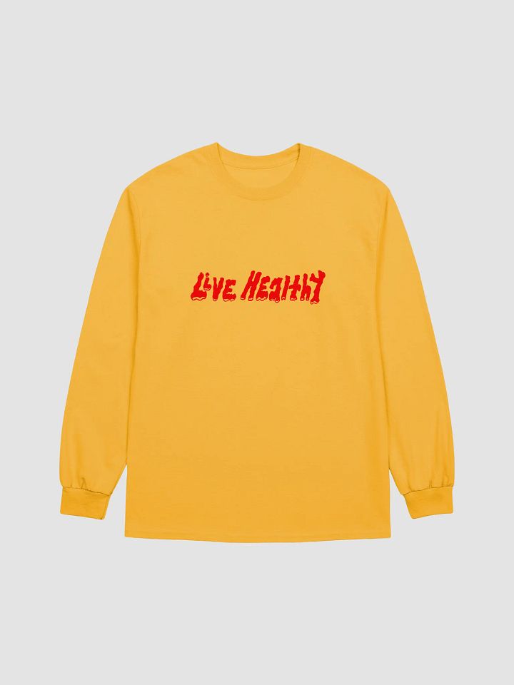 live healthy long sleeve tee product image (1)