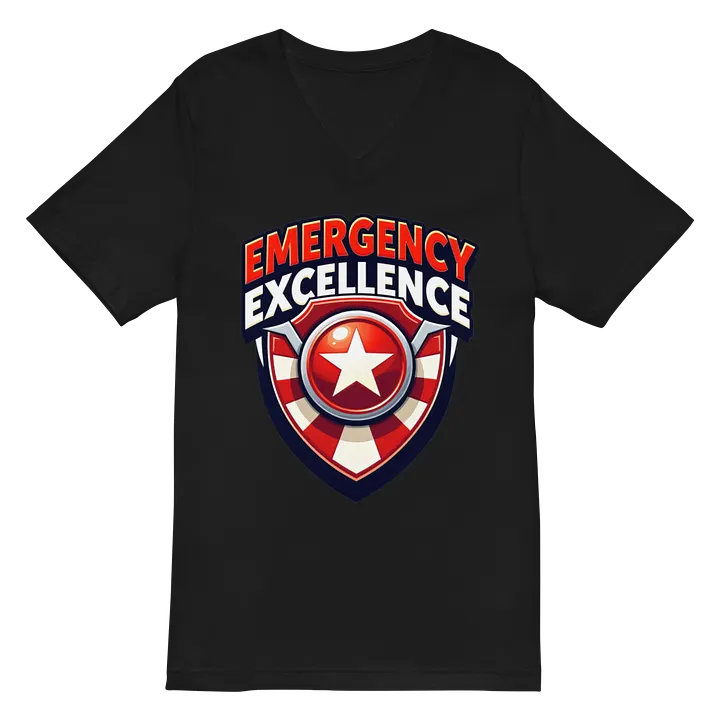 Emergency Excellence Badge V-Neck Tee product image (3)