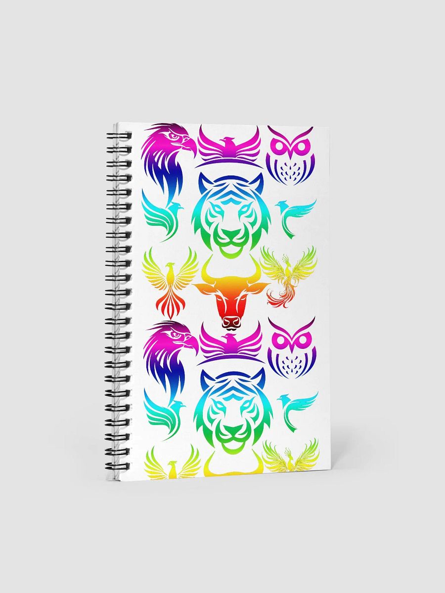 Vibrant Symmetry Spiral Notebook product image (1)