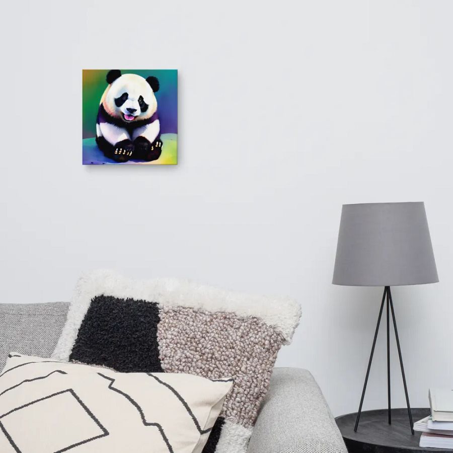 Cute Panda Digital Painting - v3 product image (10)