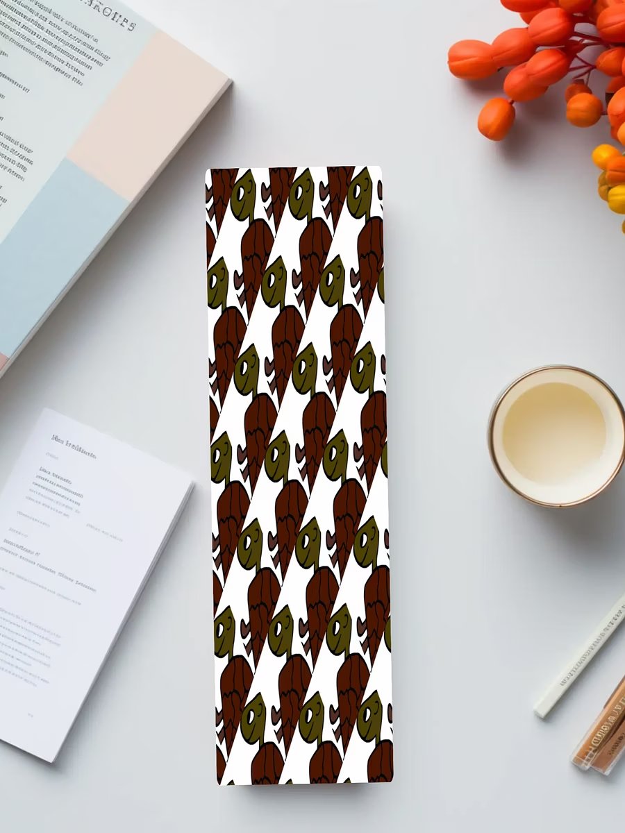 Cute Cartoon Tortoise Pattern Laminated Bookmark with Tassel for the Reptile Loving Book Reader in Your Life product image (1)