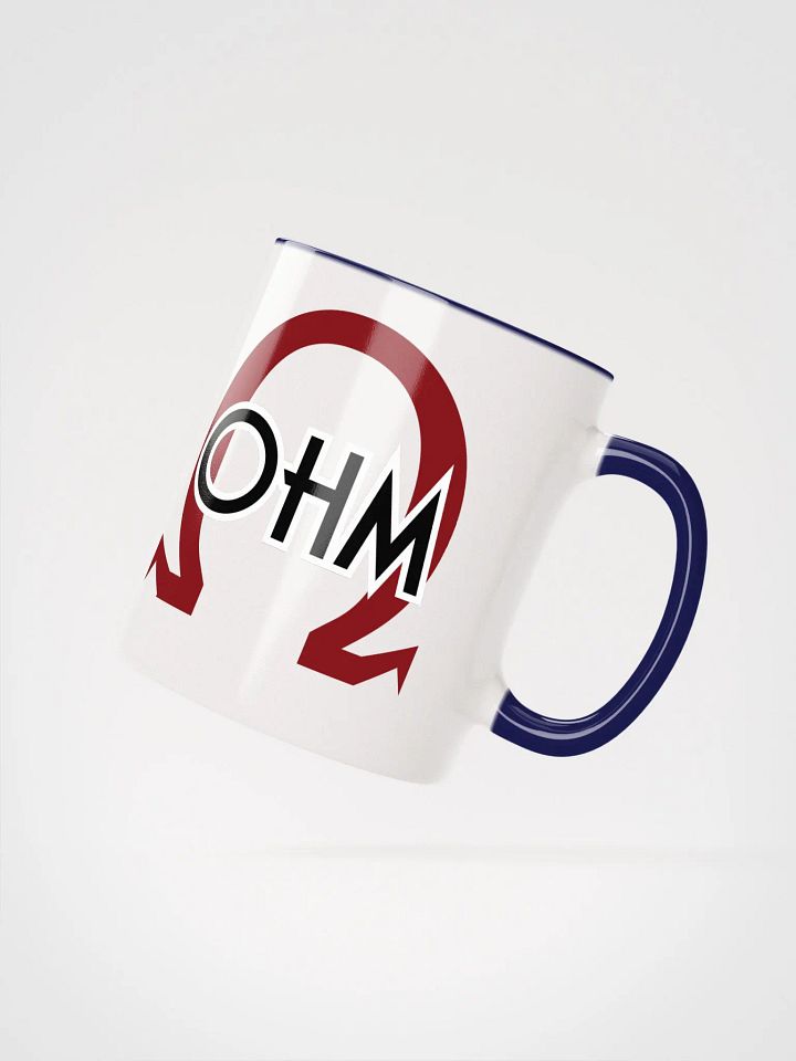 White Mug - with Blue product image (2)