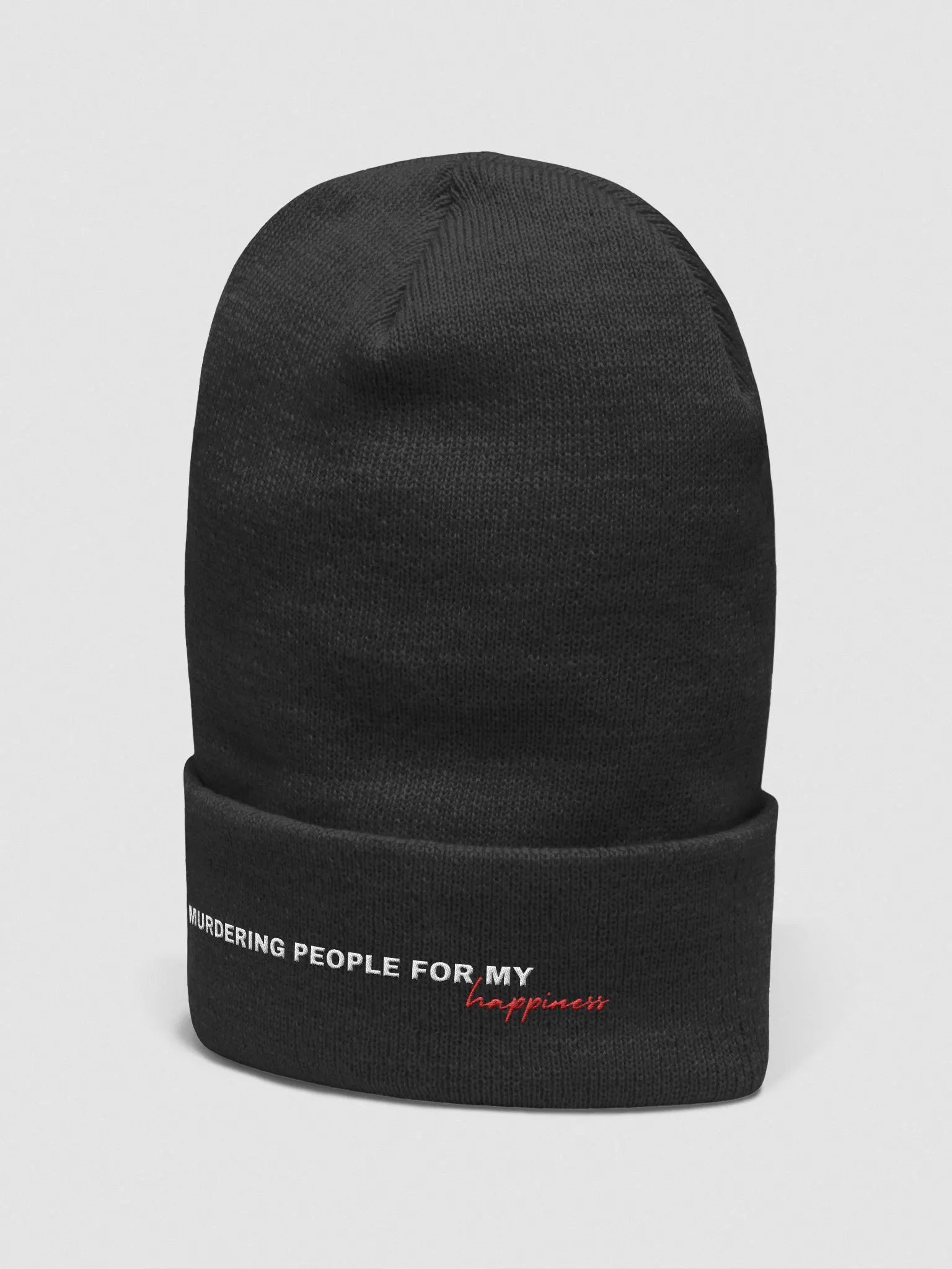 Murdering People For My Happiness Beanie product image (5)