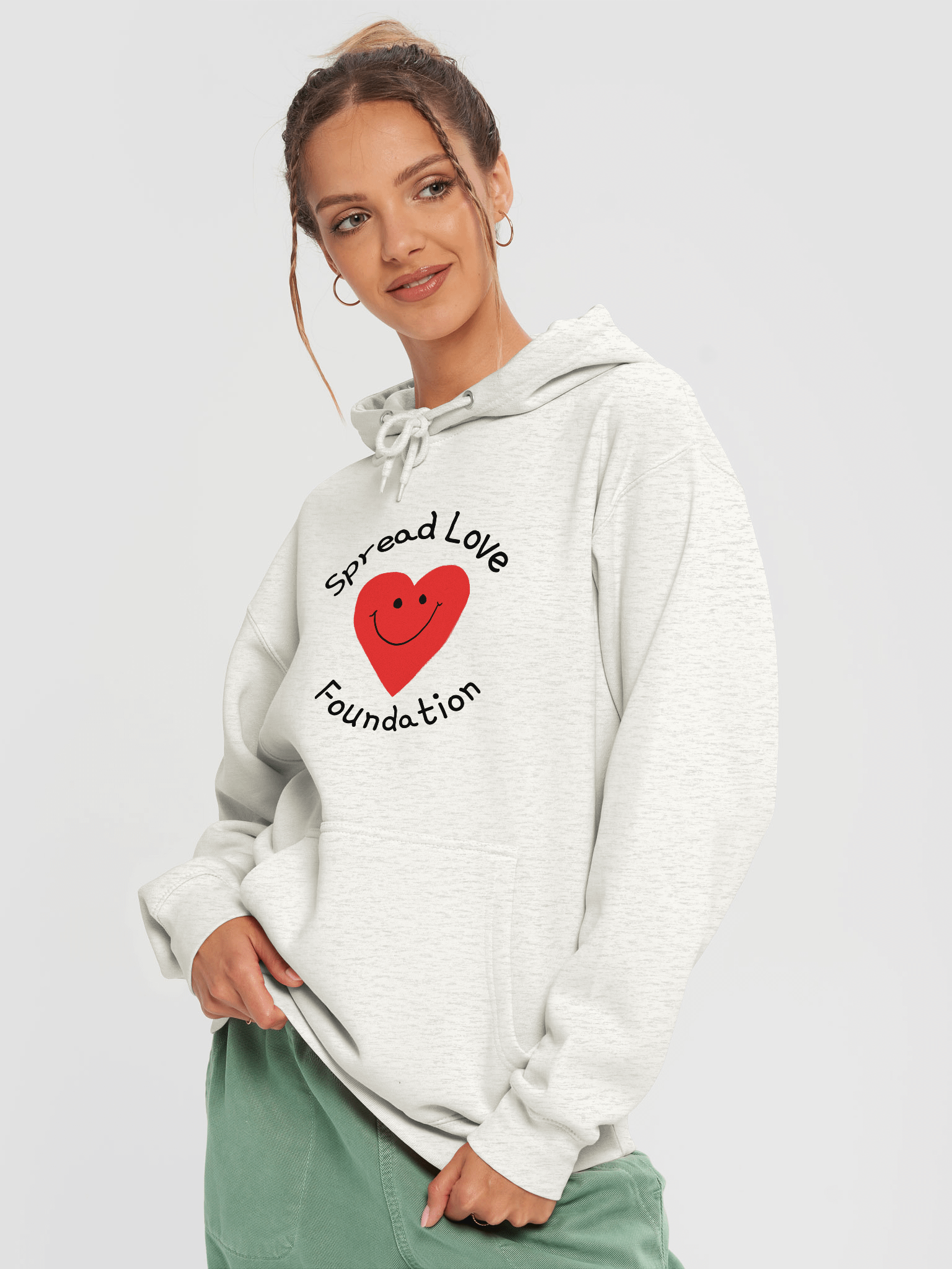 Spread Love Foundation Hoodie – Cozy, Kind & Uplifting product image (22)