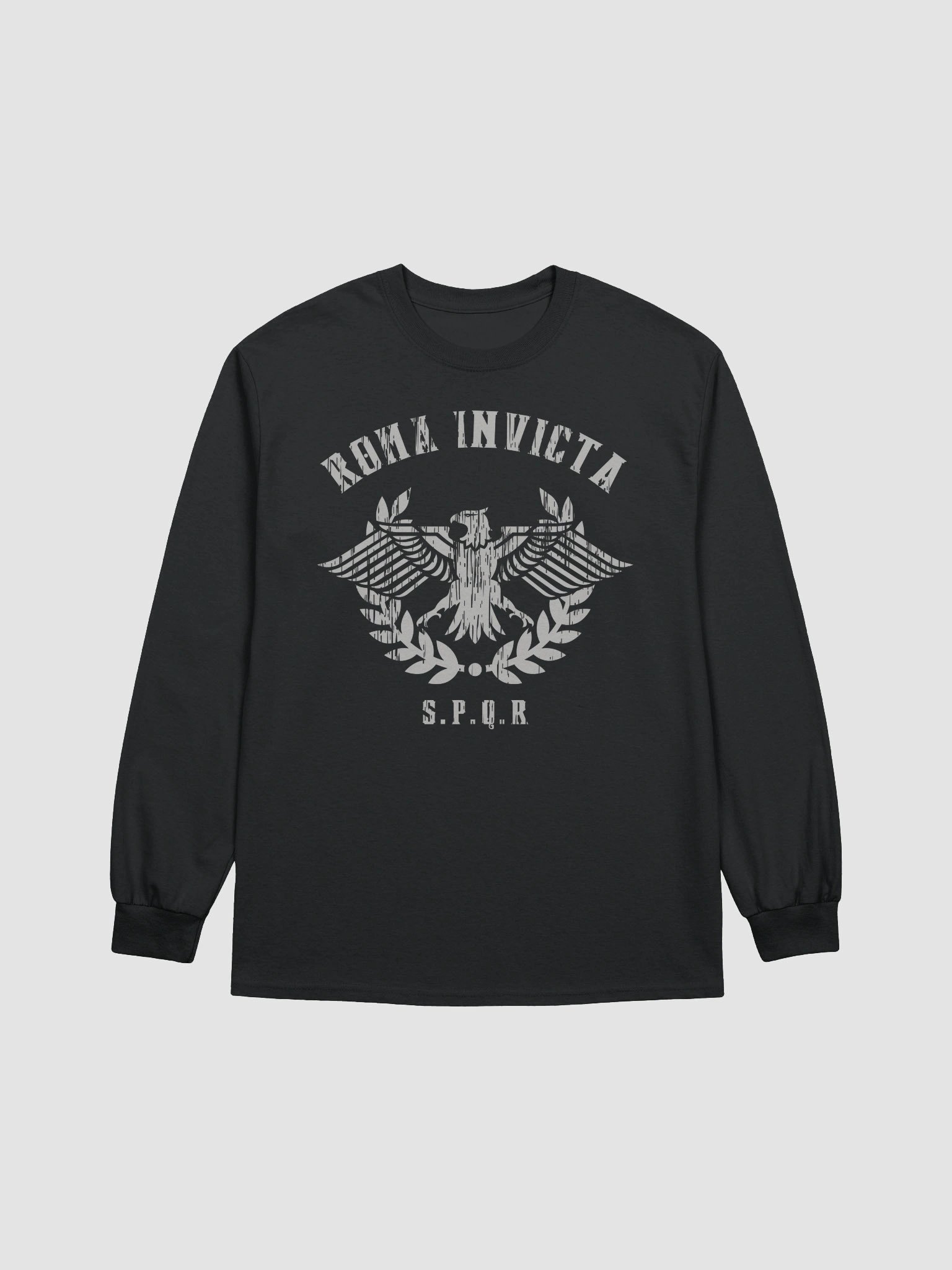 Roma Invicta Gym Gear Long Sleeve T-Shirt product image (2)