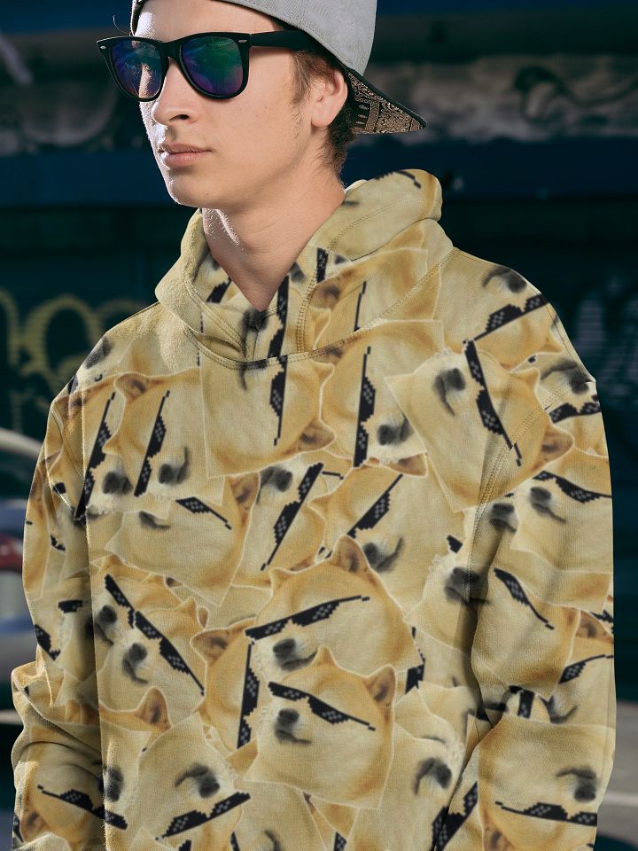$DOGE Full Printed Unisex Hoodie product image (1)