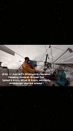 🤦 I had no idea where we were heading first... At least for a while. I was just too distracted, enjoying the nice rolly sail....