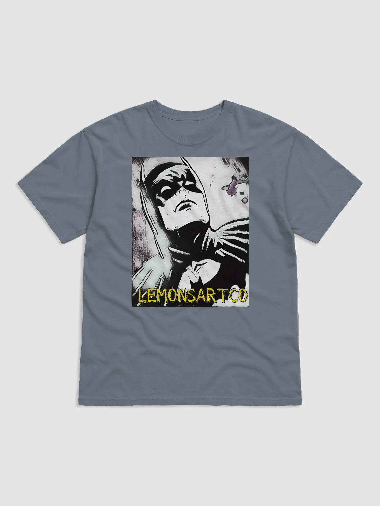 Bat Guy in Black & White T-Shirt product image (11)