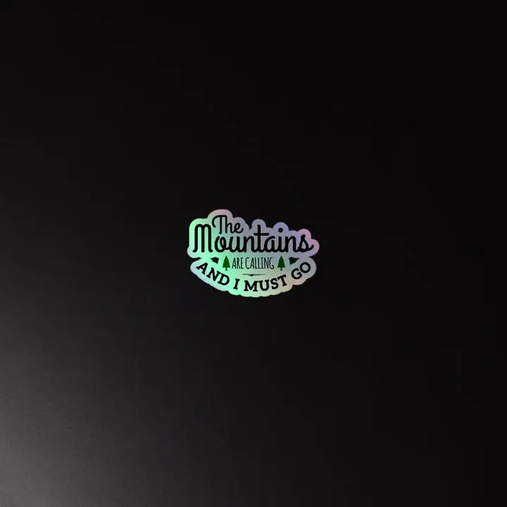 Mountain Calling Holographic Sticker Sheet product image (4)