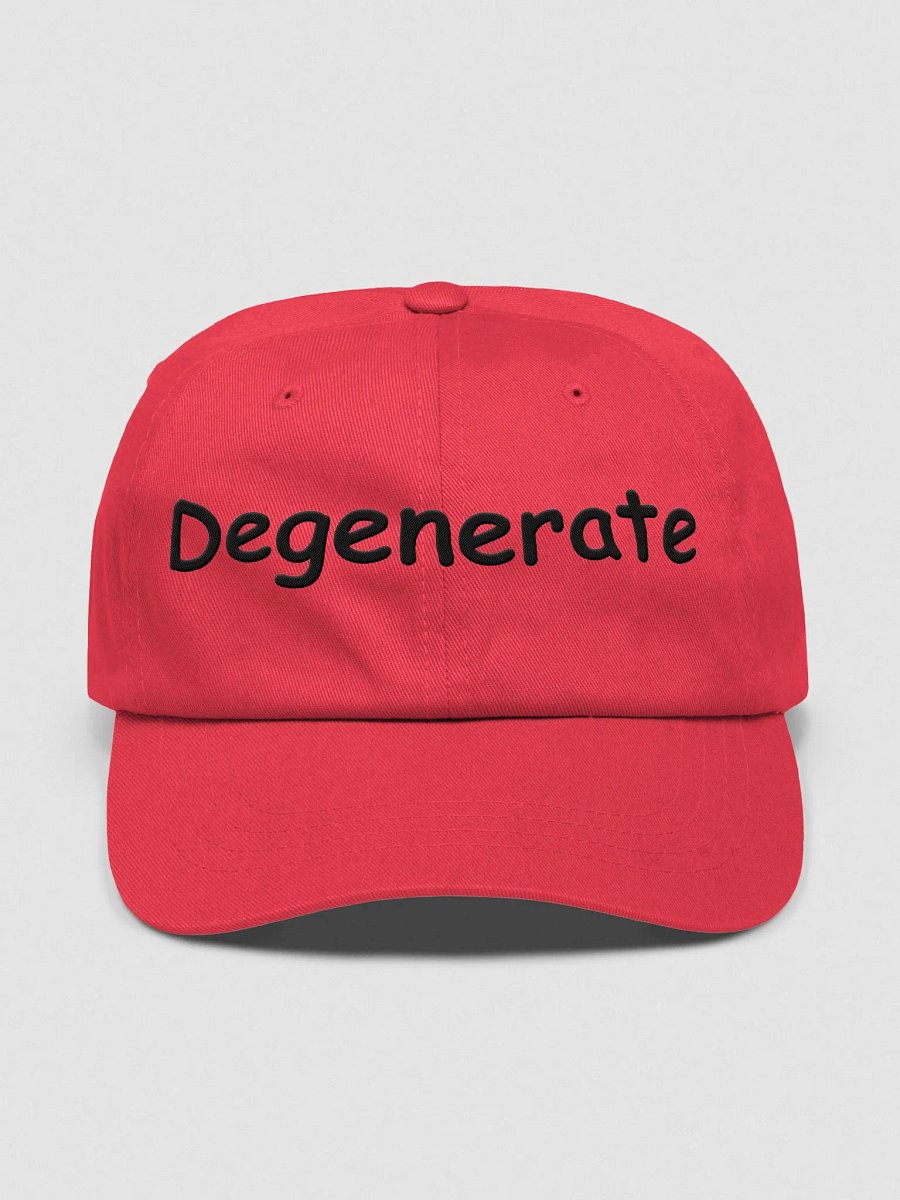 Degenerate Dad Hat (Black) product image (1)
