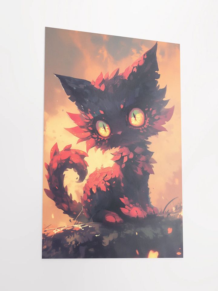 Enigmatic Feline Fantasy Poster product image (2)