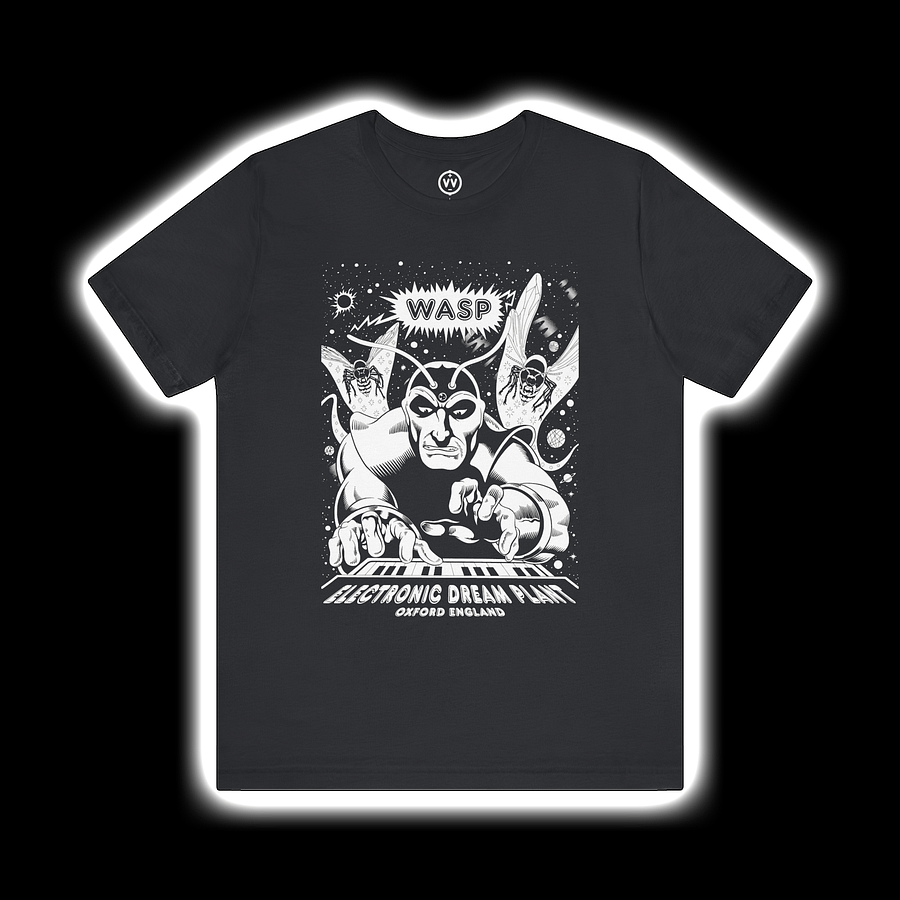 EDP Wasp T-Shirt - Electronic Dream Plant (Vintage Analog Synthesizer) WHITE PRINT product image (1)
