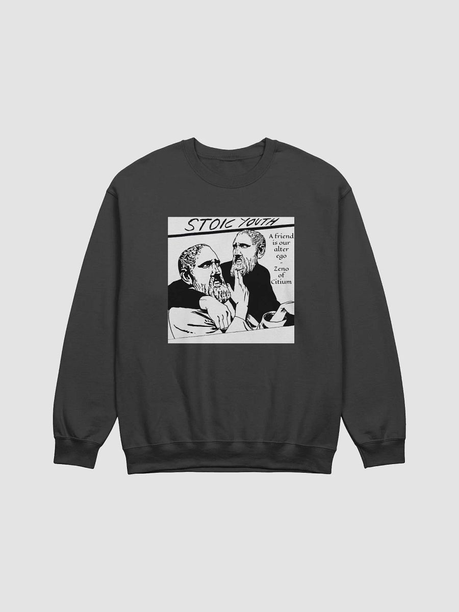Stoic Youth Zeno of Citium quote Gildan Classic Crewneck Sweatshirt product image (1)