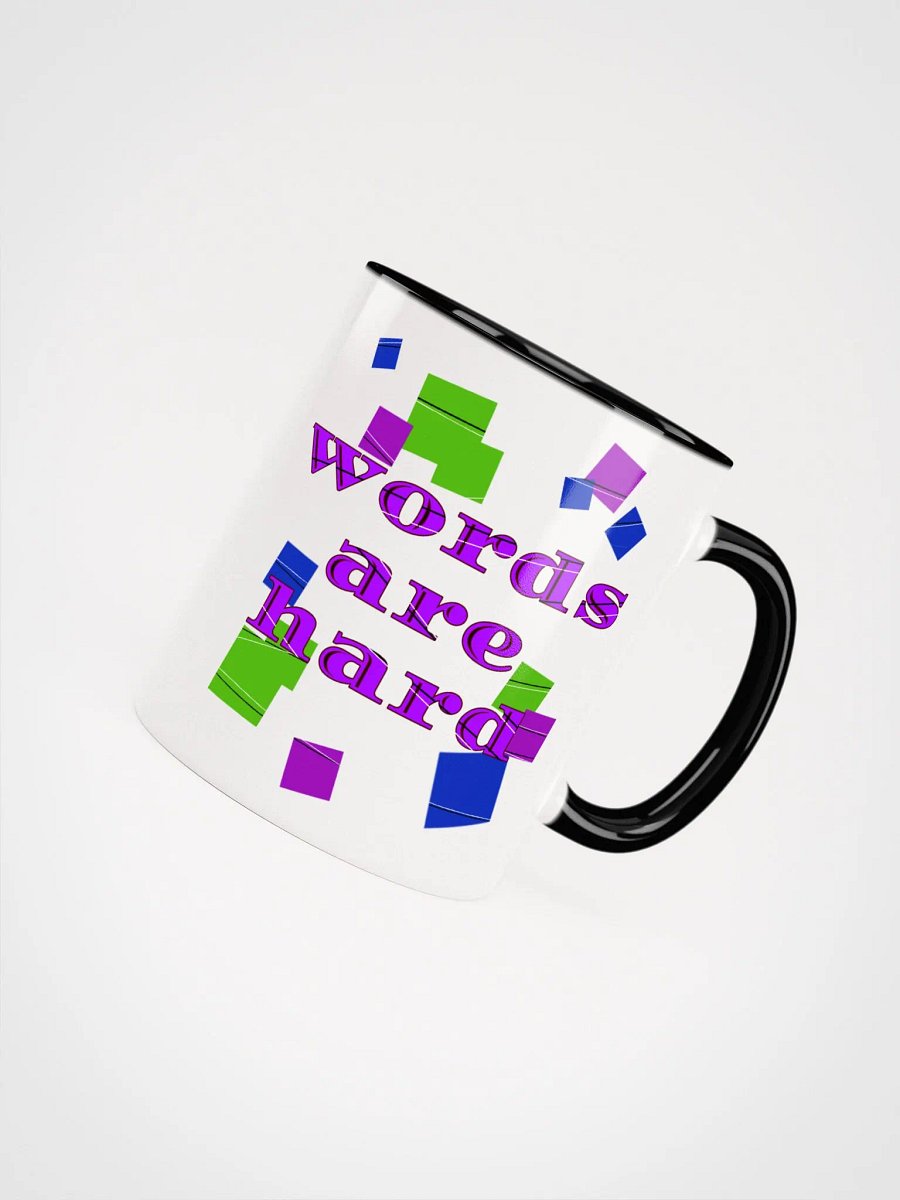 words are hard mug product image (36)