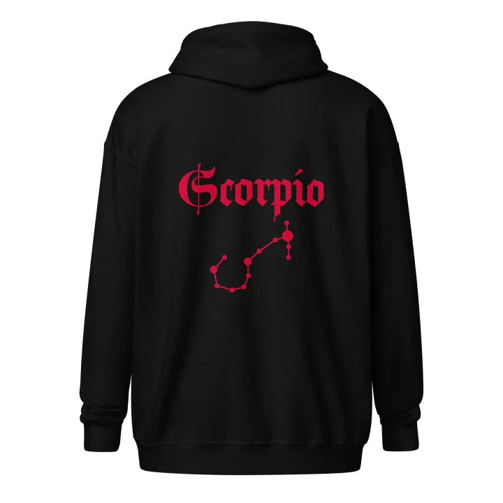 Scorpio Circle Unisex Zip Hoodie product image (8)