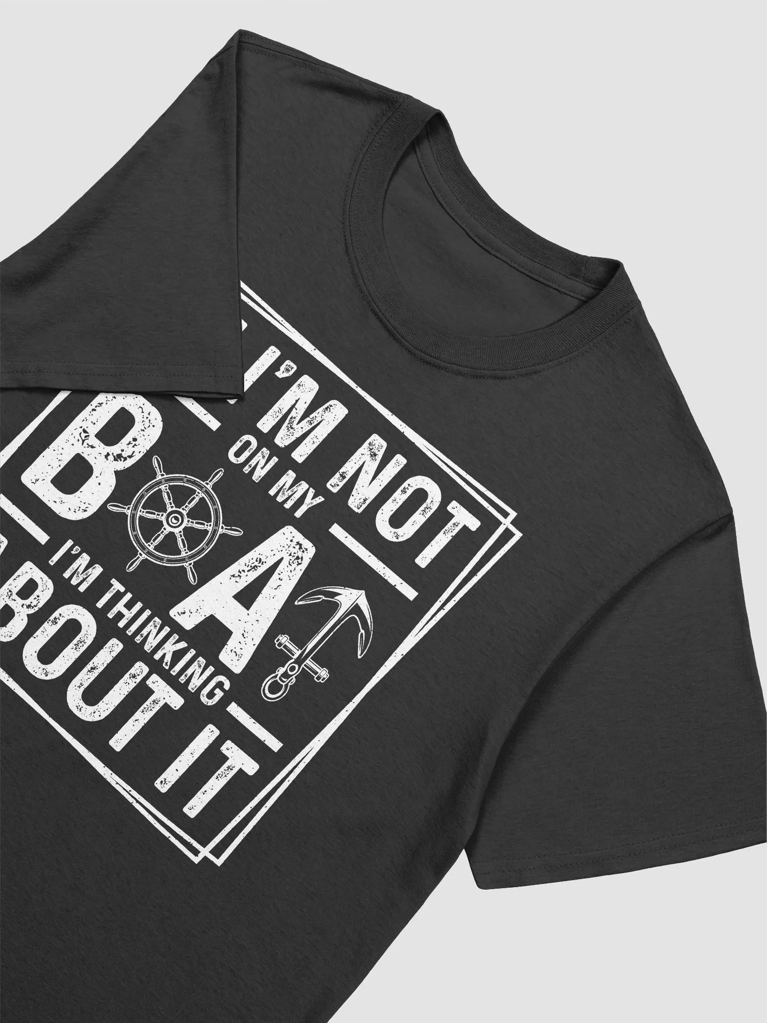 Thinking About My Boat Gildan 64000 Unisex Tshirt product image (3)