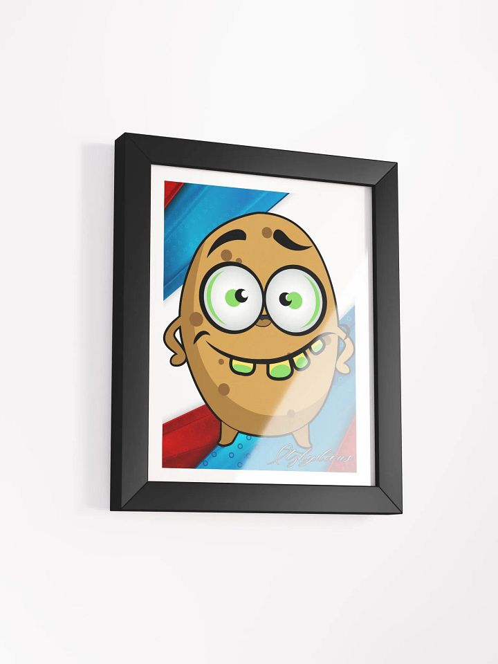 Psychedelic Potato - Framed Matte Poster product image (2)