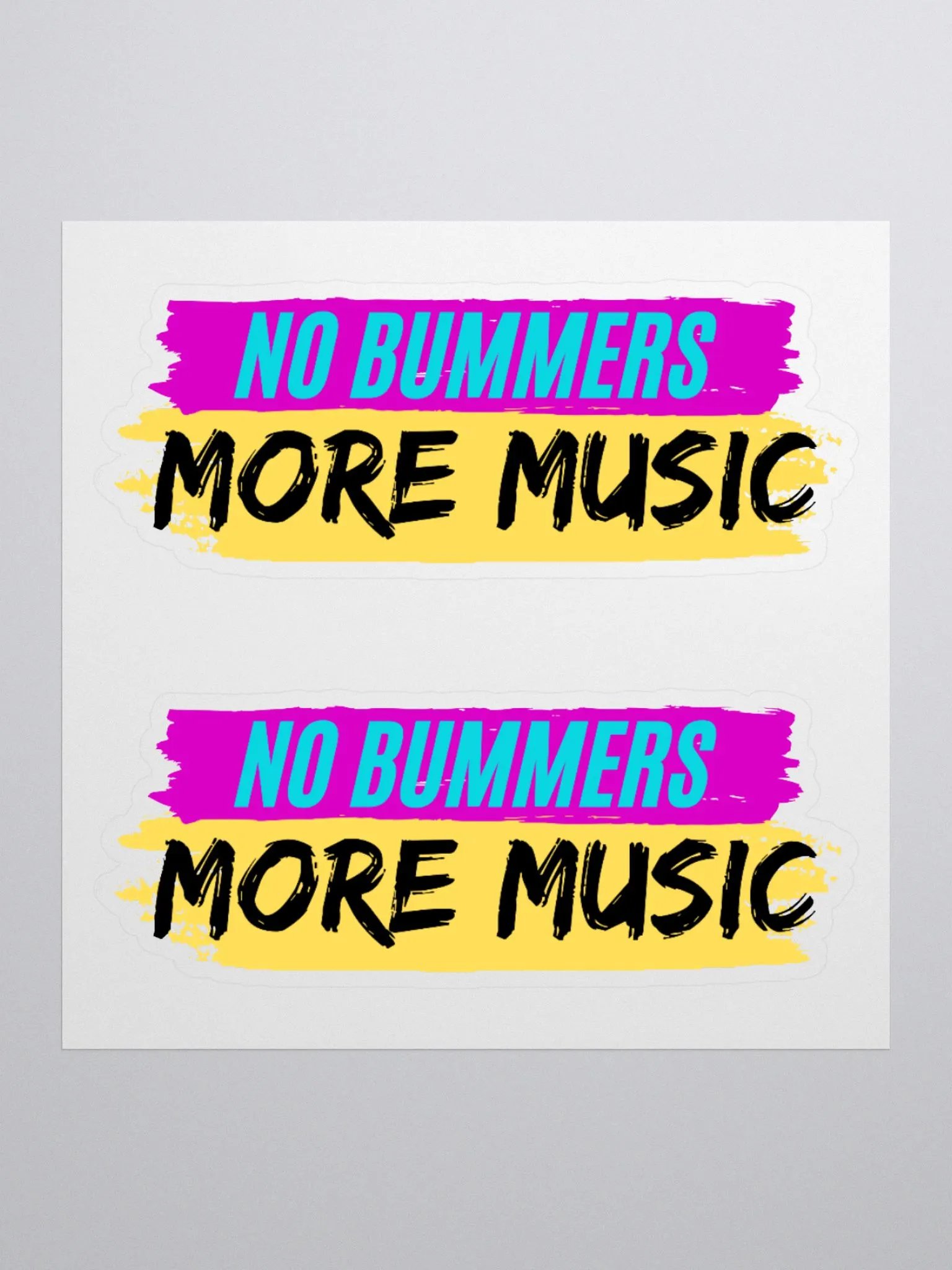 No Bummers Sticker product image (1)