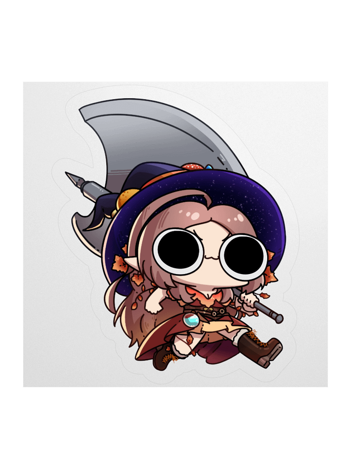 Autumn with Her Axe Sticker product image (1)