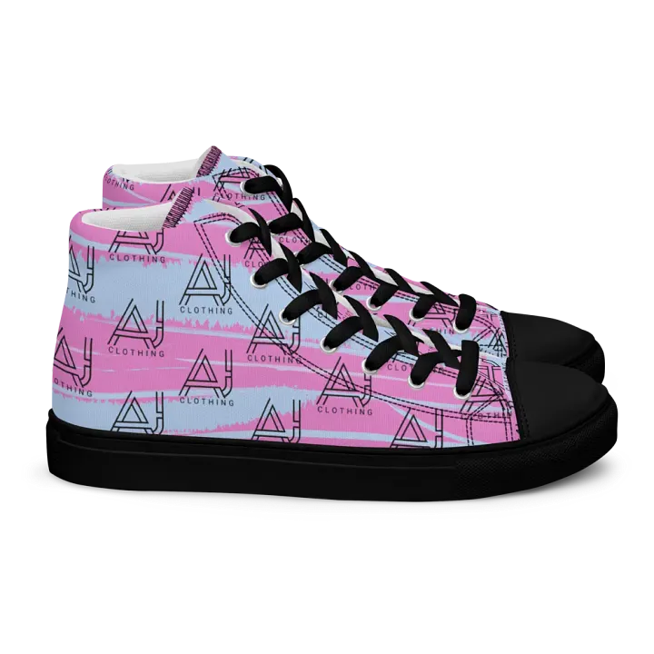 Pink blue alt high tops product image (2)