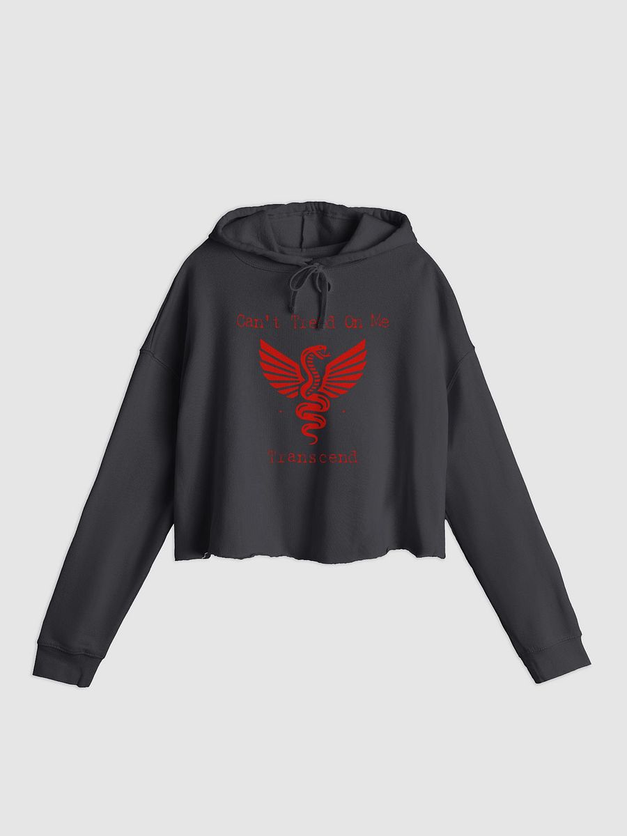 Can't Tread On Me Transcend (Red) Crop Hoodie product image (3)