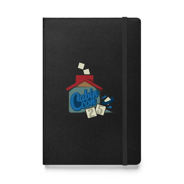 Cabin Con 2025 alt logo Hardcover Bound Notebook | JournalBook® product image (1)