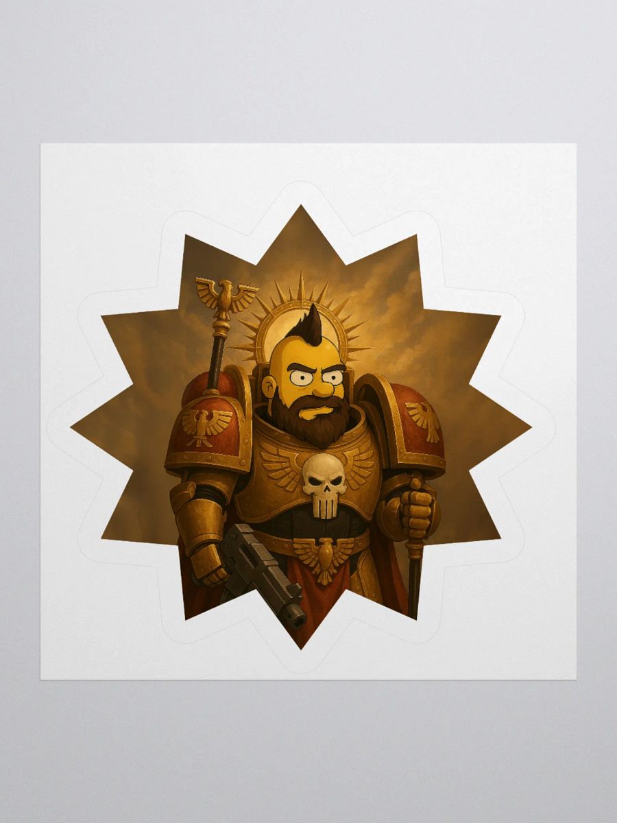God Emperor JT Savage III Kiss Cut Stickers product image (1)