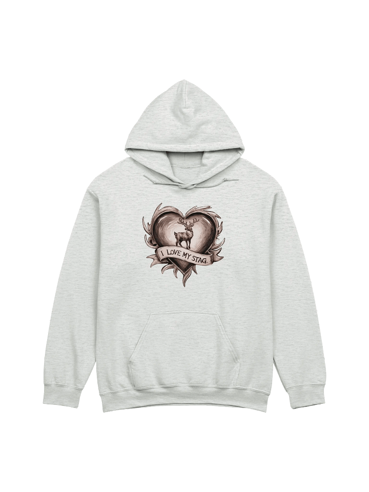 I Love My Stag Pencil and wash classic hoodie for the Vixen Hotwife. product image (2)