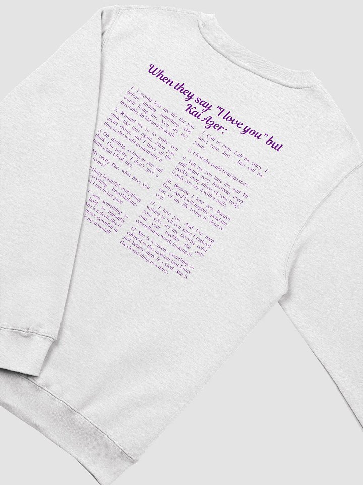 Kai Azer's Quotes Crewneck Sweatshirt product image (1)