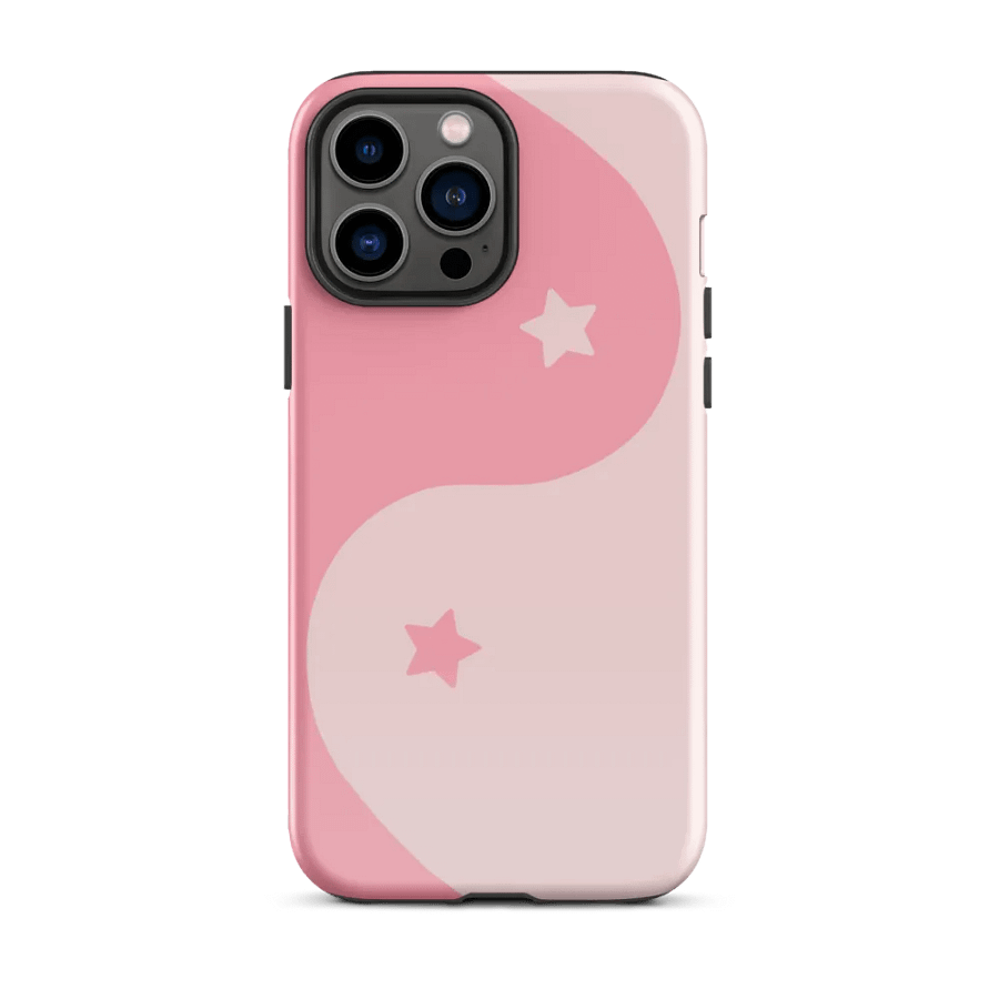 Bubblegum Yin Yang Stars iPhone Case product image (3)