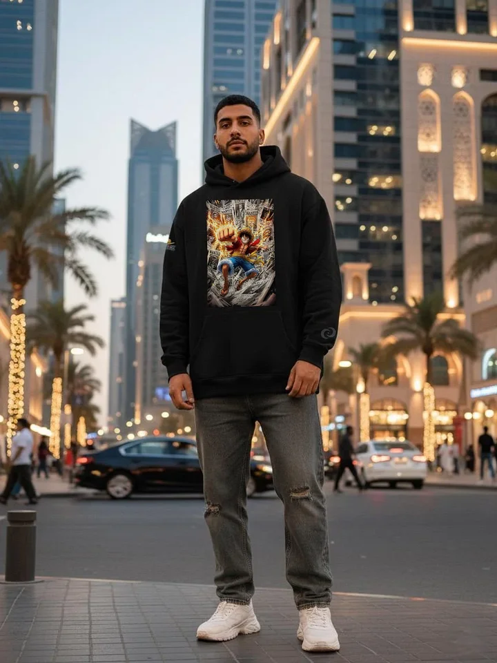 ONE PIECE Pirate Oversized Hoodie – Unisex Anime Streetwear product image (1)