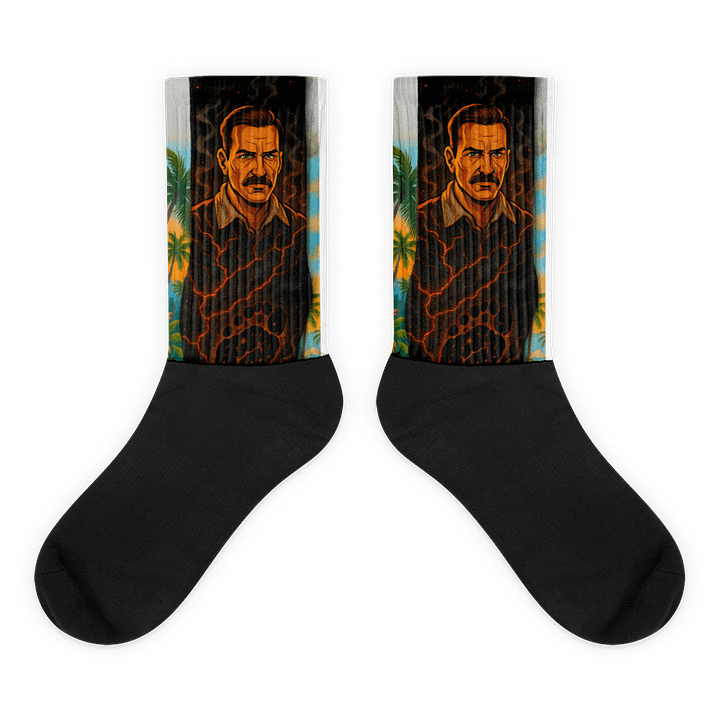 Tank's Fiery Mustache Socks product image (1)