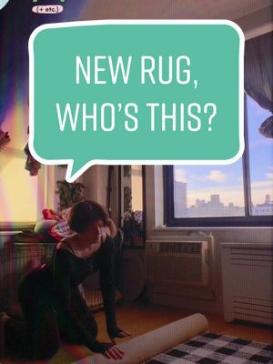 I got the first rug when I was 19, and now I'm 21 and think a change is due. I'll make a video going over the differences between the rugs soon! #adhdhometv #optimizenotorganize #nycapartment #semiglosspaint #floorperson #roomupdate 