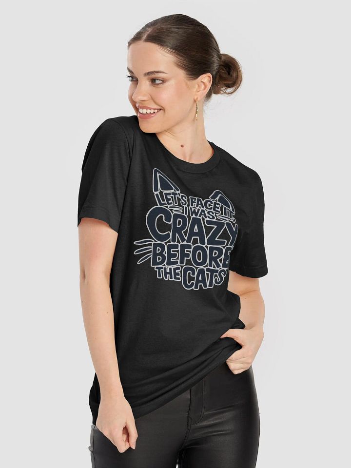 "I was Crazy Before the Cats" Green T-shirt product image (21)