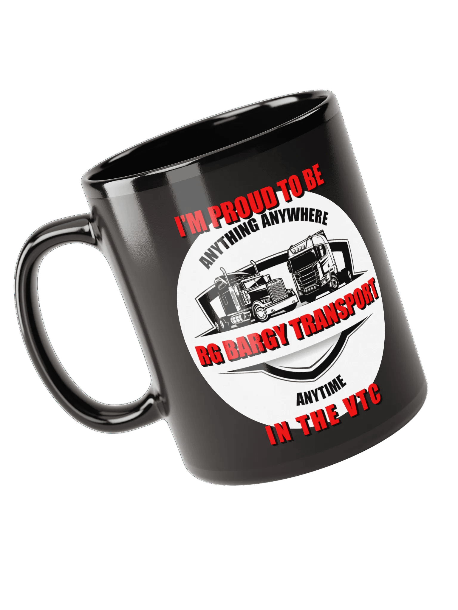 RG Bargy Transport Black Glossy Mug product image (3)