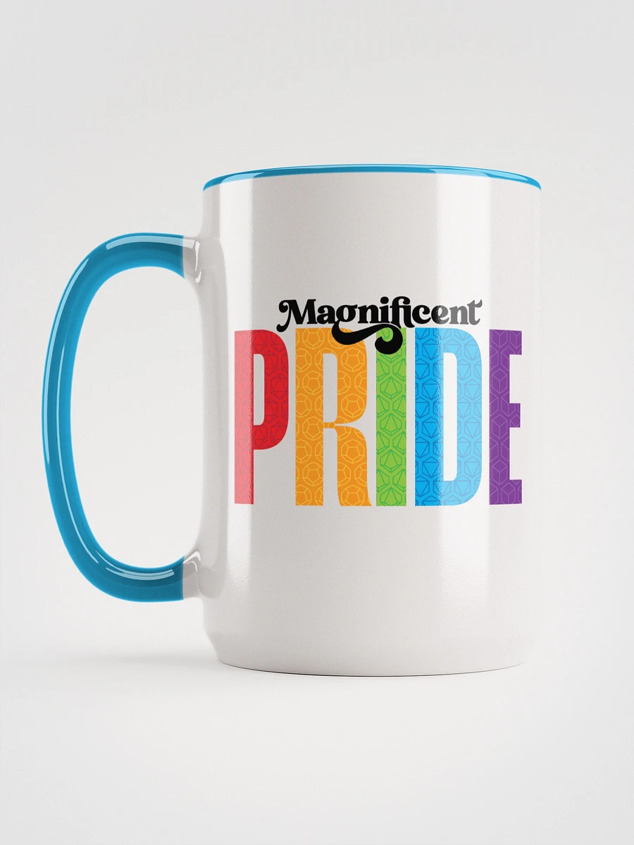 Magnificent PRIDE Dice - Blue Handle Mug product image (1)