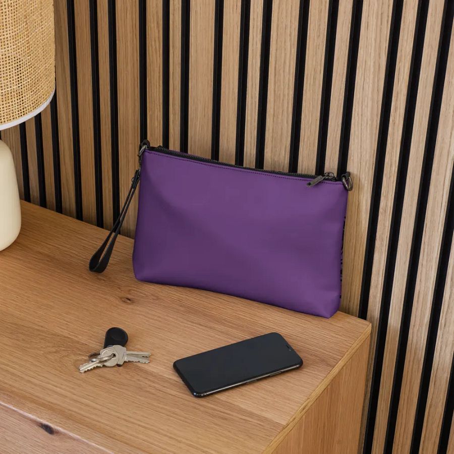 Purple Swirl Flip-Sided Faux Leather Crossbody Bag product image (11)