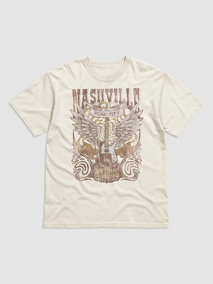Nashville Music City T-Shirt | Retro-Style Western Grunge Tee for Travel and Road Trips product image (9)