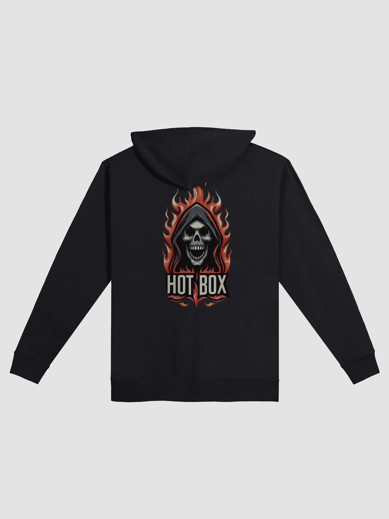 HOT BOX FAM HOT BOX REAPER "DEATH" ZIP UP HOODIE product image (5)