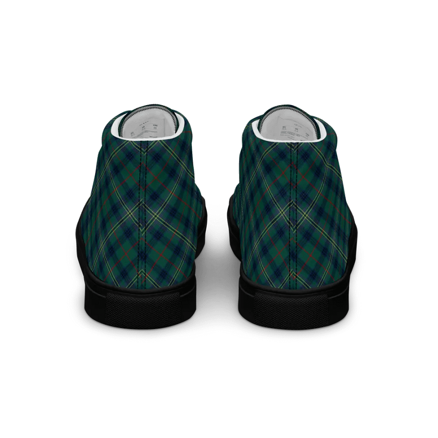 Kennedy Tartan Men's High Top Shoes product image (6)