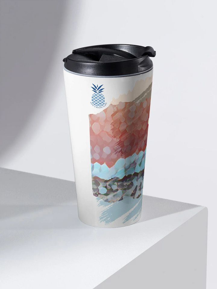 Moon Over the Cliff Walk Stainless Steel Travel Mug product image (2)