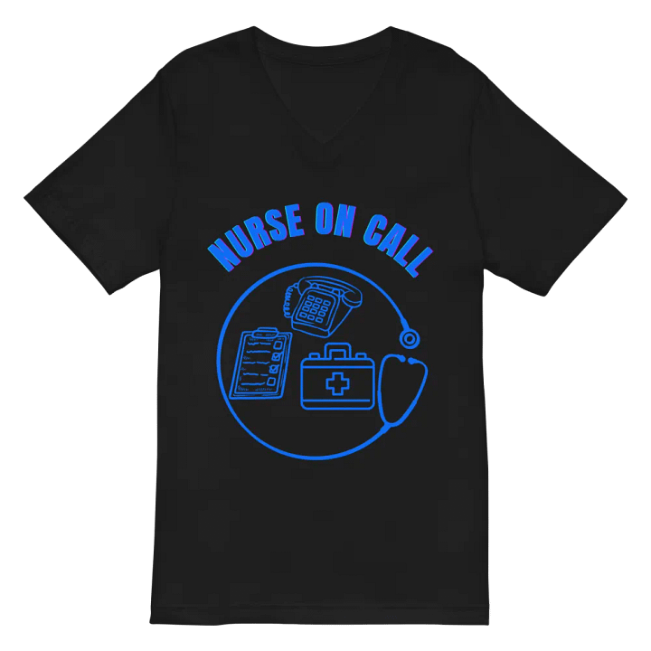 Nurse On Call Medical V-Neck Tee product image (3)