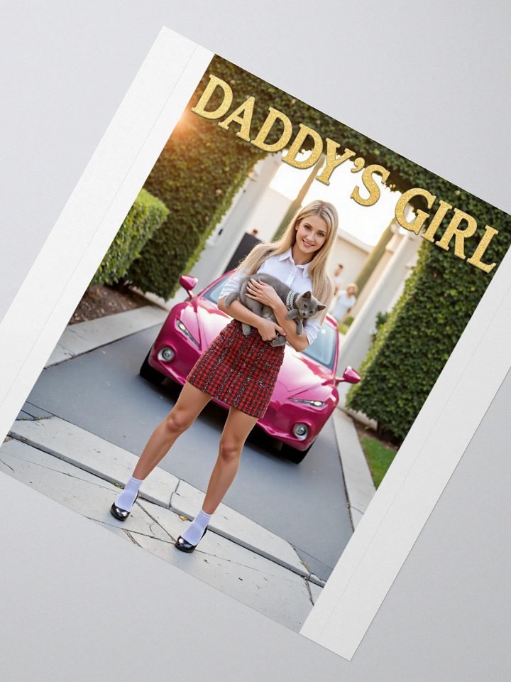 Daddy's Girl Kiss Cut Stickers product image (4)