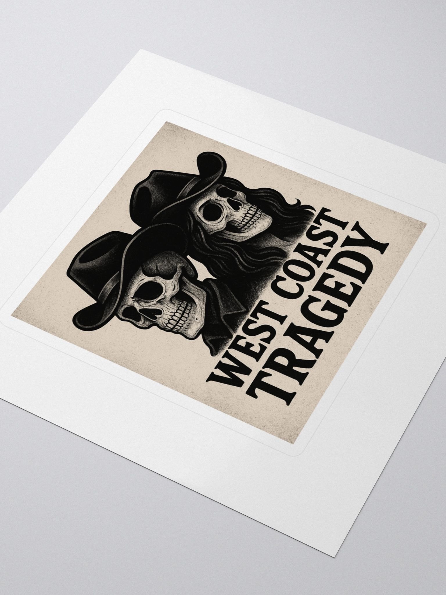 Vintage Western Skeleton Stickers product image (3)