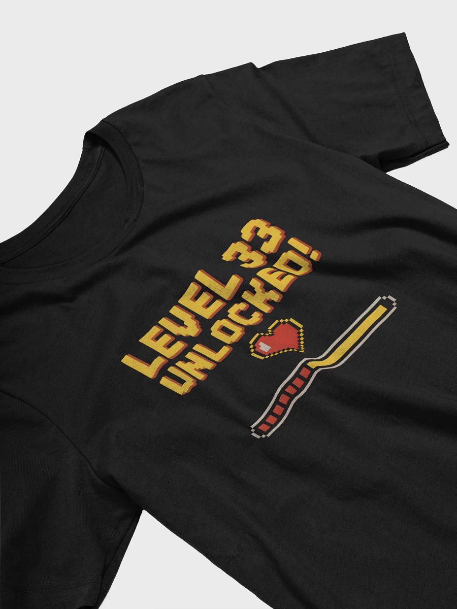 Level 33 Unlocked! T-Shirt | Funny 33rd Birthday Gaming Tee product image (28)