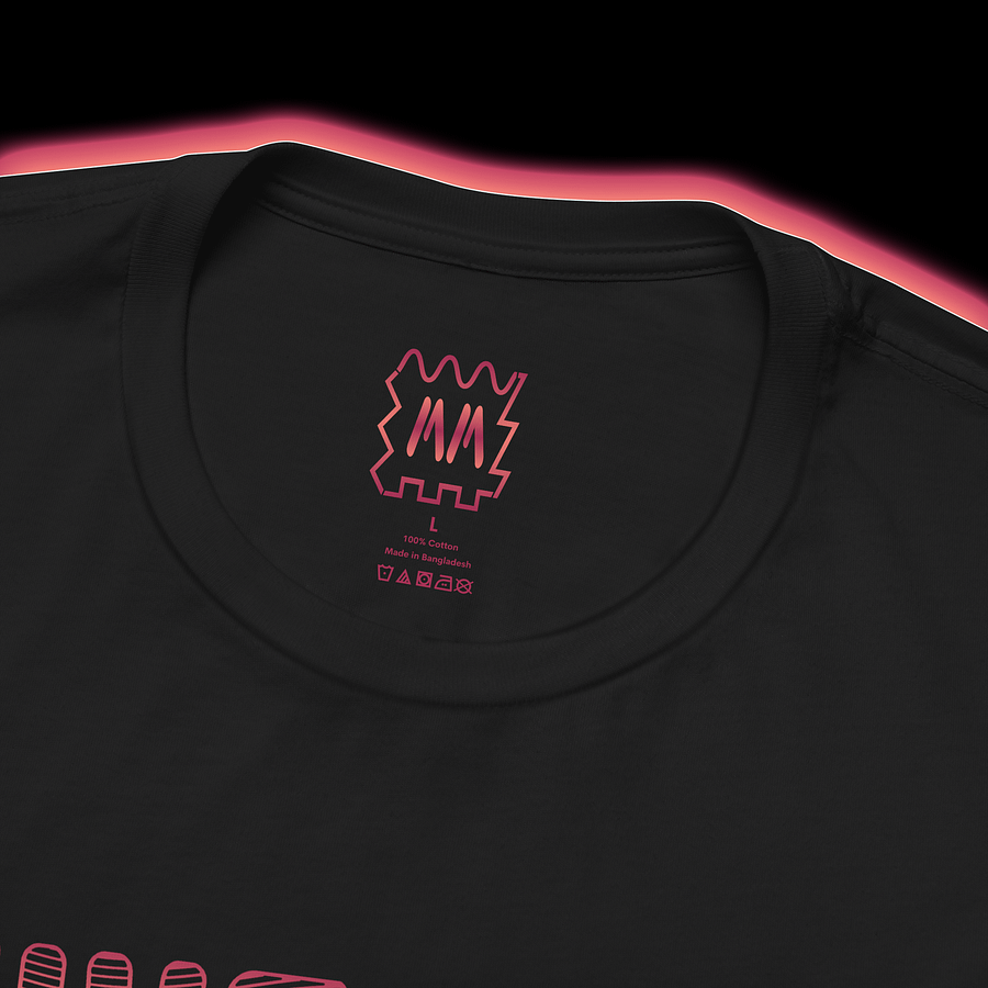 Give Me A Sine - Modular Synthesizer Waveform T-Shirt (FLAME PRINT) product image (2)
