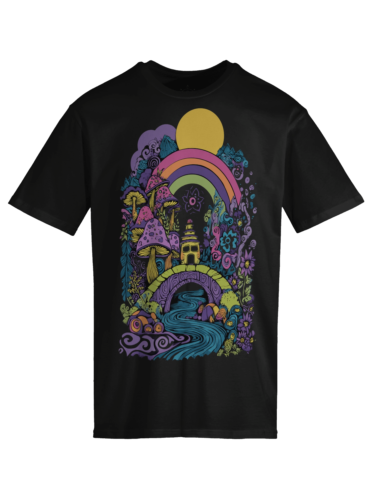 Psychedelic Roadtrip Rainbow Tee product image (20)